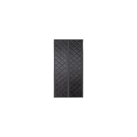 Noir,90x210cm NoirRideau de porte magnétique thermique Rideau magnétique thermique isolant en Coton Magnétique pour portes Isolation Seule pour portes de balcon Porte de salon extérieure (1/5)