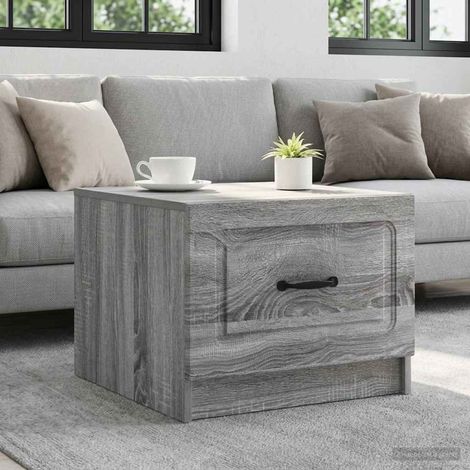 vidaXL Table basse Sonoma gris 49 x 50 x 37 cm Bois d'ingénierie (1/5)