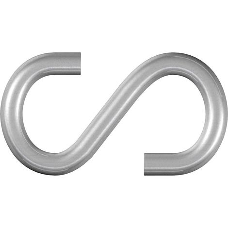 dörner + helmer 4810064 S-Haken Ø 3 mm 24 mm Stahl galvanisch verzinkt 20 St. (1/3)