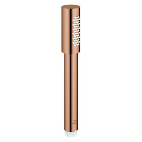 GROHE Handbrause Rainshower Aqua Stick 26866, Metall, 1 Strahlart, 6,6 l/min Durchflusskonstanthalter, warm sunset