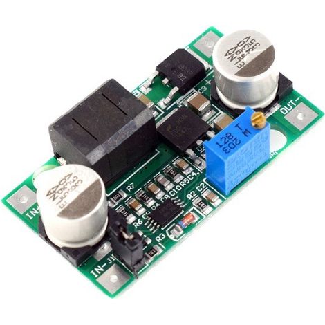 DC-DC step-down module 12/24V to 5V/5A power IN (9-35V) replacement for 055L (1/4)