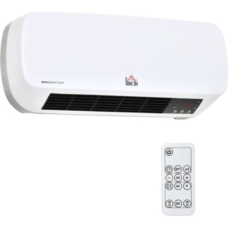 Termoventilatore da parete 2000 W HOMVRA con telecomando, display LED e timer 12 ore (1/4)