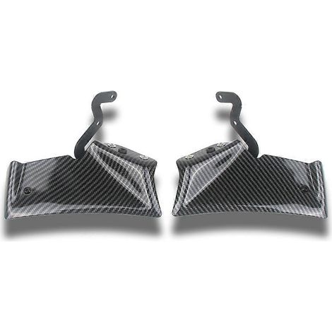 Aileron avant aérodynamique pour moto YAMAHA MT10 MT-10 2022-2024, motif fibre de carbone (1/5)