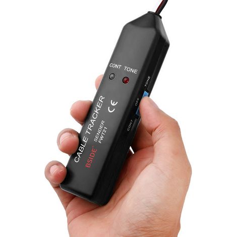 Testeur de Câble Téléphonique/Réseau BSIDE FWT21 - Traceur de Fils, Test de Continuité RJ11 avec Sac (Style MS6812) (1/5)