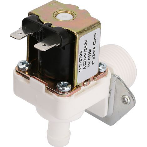 Vanne électrovanne plastique normalement fermée 220V AC pour machine à glaçons (1/5)