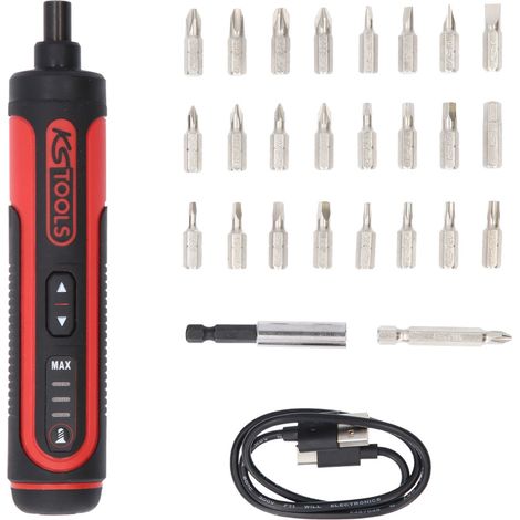KS TOOLS eMONSTER 1/4Zoll Akku-Bit- Stabschrauber -Satz 27 -tlg (1/10)