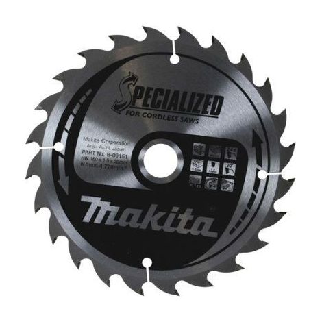 Makita B-09204 Specialized Circular Saw Blade 85 x 15mm 20 Teeth for HS300 Saw