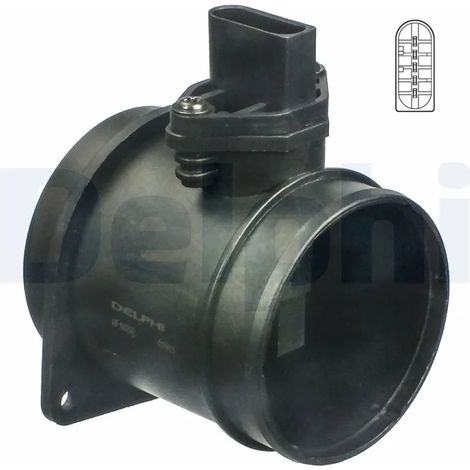 Débitmètre de masse d'air Delphi Technologies AF10257-12B1 AUDI 07D 906 461