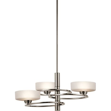 Elstead Aleeka - Lampadario Multi Braccio 3 Luci Finitura Peltro classica, G9 (1/5)