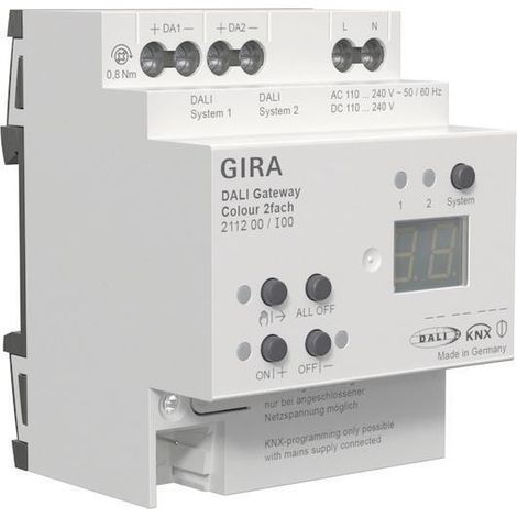 Gira GIRA 211200 DALI Gateway Controllo Colore