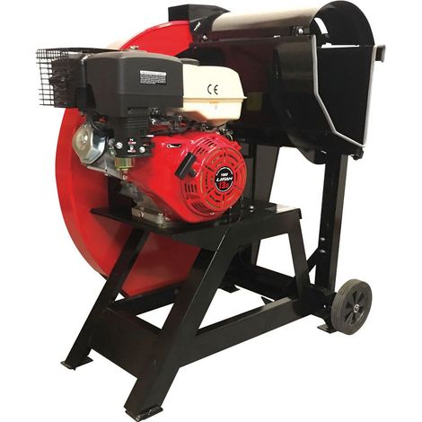 Scie à bûches thermique 700 mm – Moteur 13 cv – Coupe jusqu'à 270 mm – Lame carbure pour bois dur – Mecacraft