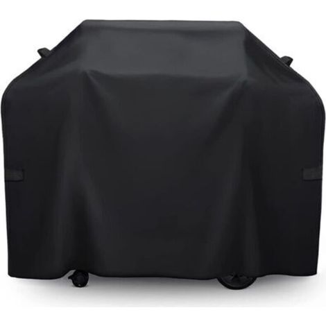 Housse de protection pour barbecue à gaz, bâche de protection pour barbecue, imperméable au vent, aux UV, à l'eau, à la poussière, à la neige (147x61x122cm) (1/4)
