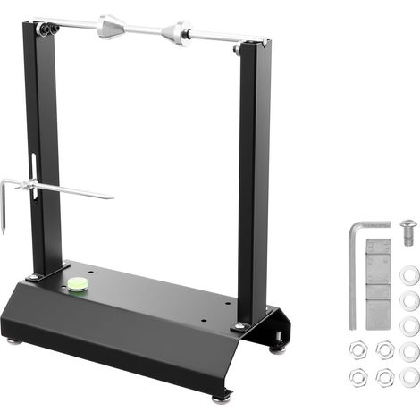 Mophorn Soporte para Balanceo de Llantas de Motocicleta, Capacidad de 40 kg, con Conos de Centrado Ajustables y Herramienta de Alineación, Ideal para Montaje de Ruedas de hasta φ 812,8 mm (1/5)