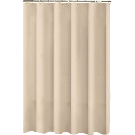 Rideau De Salle De Bain - Polyester Imperméable - 0,8 X 1,8 M - Couleur Unie - 1 Pièce (1/5)