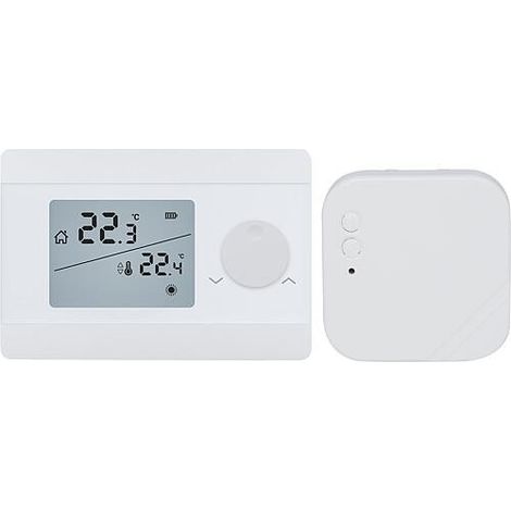 Thermostat d’ambiance sans fil Digital, Imit Silver TA/RF S (1/2)