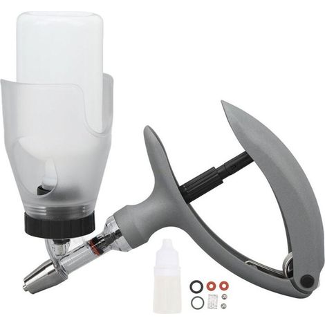 Inyector para animales, jeringa para ganado, jeringa continua automática ajustable, inyección de vacunas veterinarias 2 ml 01-2 ml PZCC (1/4)