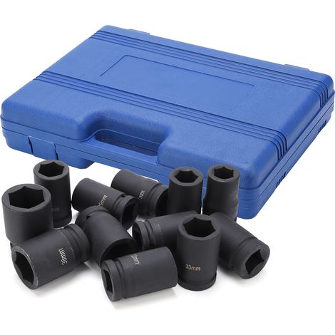 Jeu de 12 douilles à impact profondes et durables de 24 à 41 mm (1 pouce) (1/5)