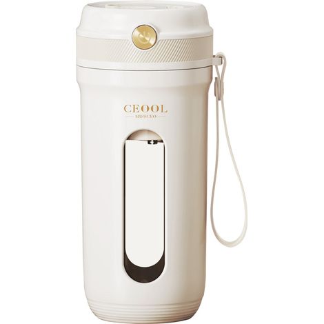 Blender Portable, Blender Personnel 350ml pour Smoothies et Shakes, Rechargeable par USB 7.4V Double Batterie Lame Moteur Mini Centrifugeuse pour Voyage, Sports, Cuisine 1pc (1/3)