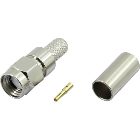 TRU COMPONENTS SMA-JC-RG58-1 1372236 SMA-Reverse-Steckverbinder Stecker, gerade 50 Ω 1 St.