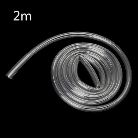 Tuyau Alimentaire Transparent Flexible 3/8" Intérieur 1/2" Extérieur 2 mètres pour Brassage (1/5)