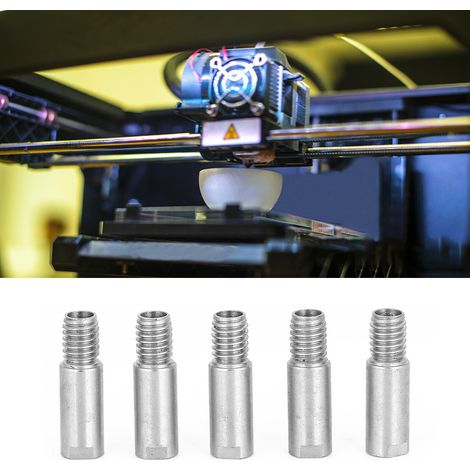 Alimentation en eau froide pour imprimante 3D, en acier inoxydable, trou traversant de 4,1 mm (1/5)