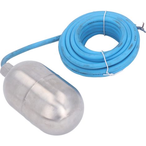 Interrupteur de niveau d'eau automatique UQK-61F, flotteur en acier inoxydable pour pompe, contrôle de niveau 250-380V, câble 5m, lot avec GS02222 (1/5)