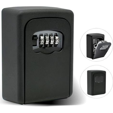 Boite a Cléfs Securisee Exterieur avec Code,Boîte à Clés en Métal (1/5)