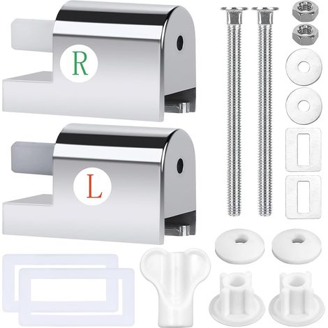 CSPARKV Toilet Seat Fixing, Toilet Seat Hinge Fasteners Soft Close Toilet Seat Hinges Toilet Seat Fixing Toilet Seat Hinge for Toilet Seat Hinges Fixings
