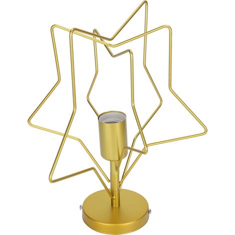 Plafonnier en fer forgé en forme d'étoile à cinq branches, douille E27, idéal pour couloir ou salle à manger (85-265 V CA). (1/5)
