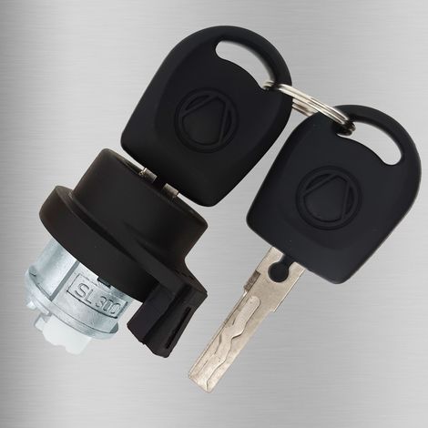 Ignition lock compatible with Volkswagen Santana, Jetta, and Skoda. Parts 1T0-905-855-A107905855CF (1/4)