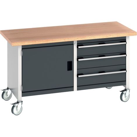 Bott Kastenwerkbank cubio Multiplex 1500 x 750 x 840mm RAL 7035/7016
