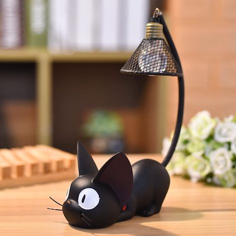 Lampe de Chevet Enfant Bureau Chat Veilleuse Bébé Noir (1/5)