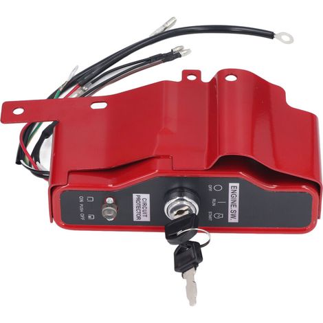 royaluxe -Kit de commutat de démarr d'allumage de boîte de commutat de clé de contact avec 2 clés pour mot à gaz GX340 GX390 (1/3)