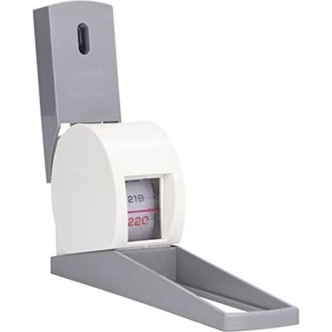 Mechanisches, einziehbares Wand-Höhenmessgerät, einziehbares Maßband zur Messung der Körpergröße von Erwachsenen, Körperwachstum, Statur, Höhenmesser, Zusatzausrüstung, 2,2 Meter (1/4)