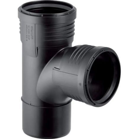 Geberit Silent-PP Codo de derivación 87,5°, DN 90 / 90, 390.454.14.1