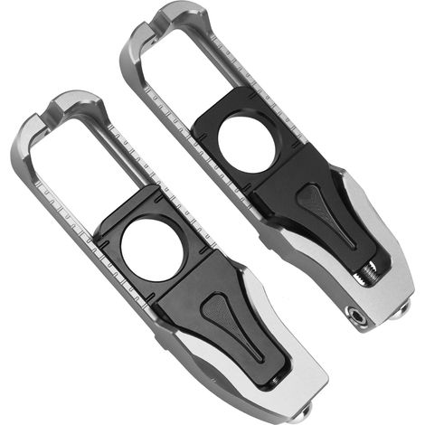 Verstellbare Motorrad-Kettenspanner, links/rechts, Ersatzteil für Yamaha YZF-R6 2017–2020, Titan, Kettenspannsatz (1/5)