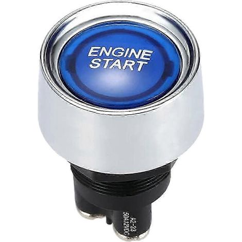 Bouton de démarrage moteur bleu pour voiture (12 V/24 V CC), compatible avec les modèles suivants : (1/5)