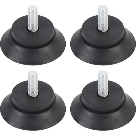 CHICIRIS Pieds en Caoutchouc pour Meubles 4pcs Fixation de Vis Lourds Protégeurs de Plancher Antidérapant pour Le canapé de Table de Jambe de Chaise avec Tasse (1/5)