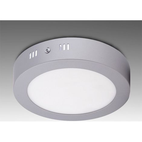 Plafón LED 12W 930Lm 6000ºK Circular Cromado 40.000H [GR-MZMD01C-12W-CW] (1/5)