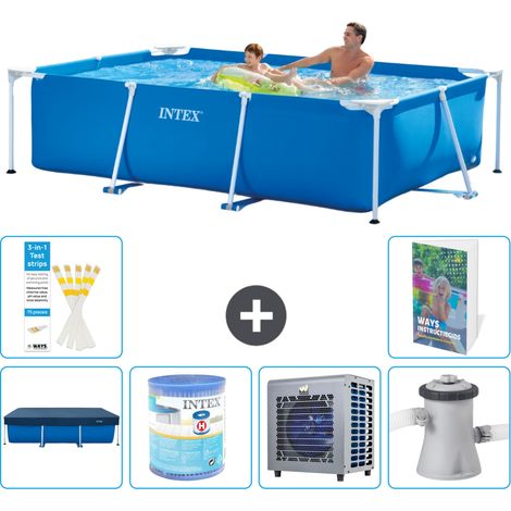 Intex Piscina con estructura Rectangular - 260x160x65 cm - 7-piezas  S29 (1/5)
