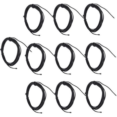 10 sensori di temperatura a termistore NTC, testa a forma di goccia d'acqua, connettore, resina epossidica, 2 metri di cavo, 50K B3950 (1/5)