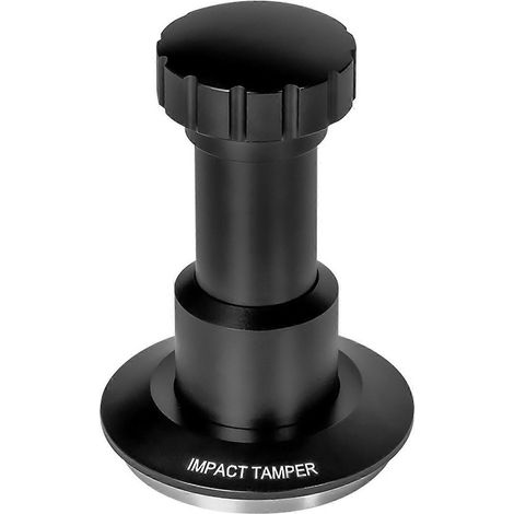51-mm-Kaffeetamper mit geriffelter Basis, einstellbarer Druck von 25–35 lb, 4-Feder-System, abnehmbarer Espressotamper