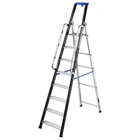 Escalera Doble Profesional Con Asas 8 Gr. - Abierta 244 Cm / Cerrada 265 Cm