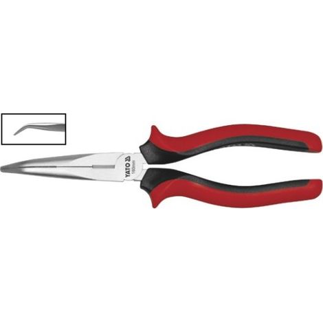 Pinze a becco lungo curve 200 yato