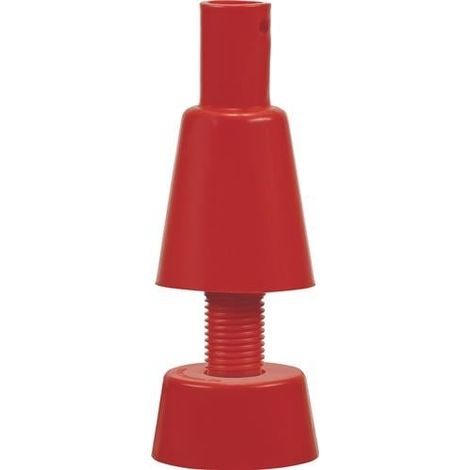 Cono de señalización accesorio p.ej. sujeción de luces PVC rojo tráfico WEMAS (1/2)