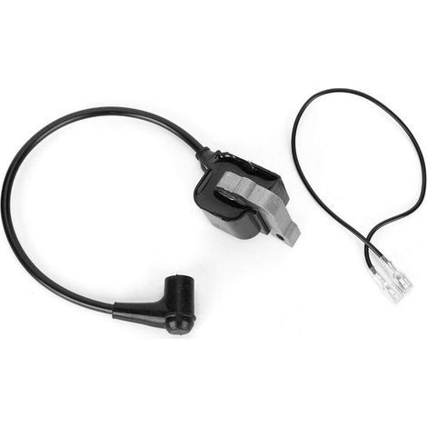 Bobine d'allumage pour Husqvarna 50 51 55 254 257 261 262 266 272 Bobine d'allumage de rechange pour tronçonneuse avec ligne de connexion (alliage et plastique) (1/4)