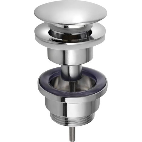 BRUCKNER ACCESSOIRES - BONDE DE LAVABO 1 1/4, CLICK CLACK, CHROME 151.307.1 (1/5)