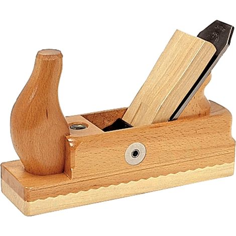 Ulmia Holzhobel / Putzhobel mit Weiü™buchensohle/Doppeleisen, Putzen von Vollholz (1/2)