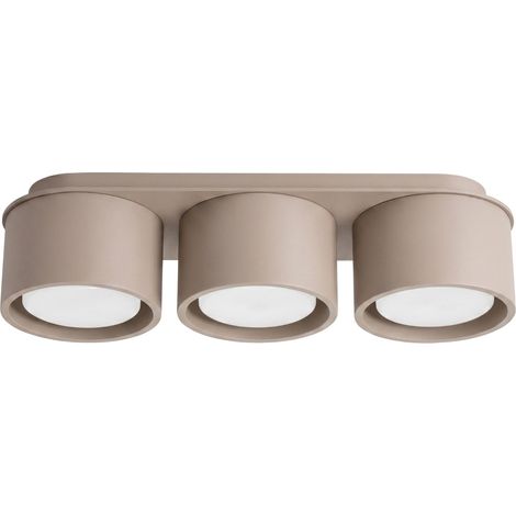 Deckenleuchten MODO taupe 3xGx53 32.4cm Aluminium Sollux (1/5)