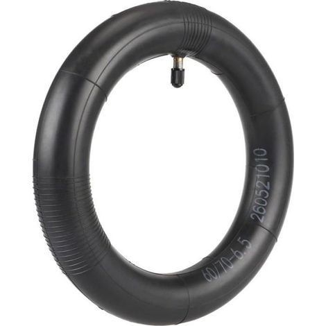 Lot de 2 Chambres à air 60/70-6,5 10 pouces Caoutchouc butyle Valve coudée Pour scooter électrique (1/4)